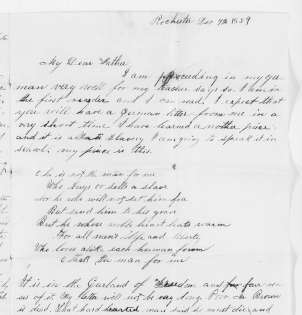 Letter of Annie Douglass