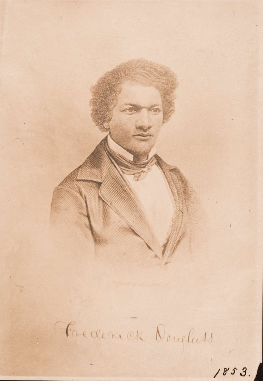 Engraving of Frederick Douglass by John Chester Buttre, 1853