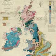 Geological map of the British Isles and Adjacent Coast of France.
