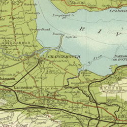 Grangemouth map detail