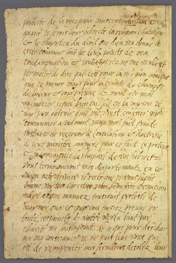 Mary Queen last letter