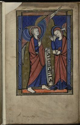 Annunciation to Mary (miniature)
