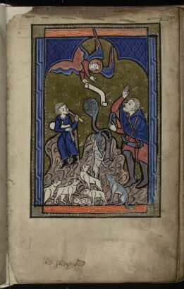 Annunciation to the Shepherds (miniature)