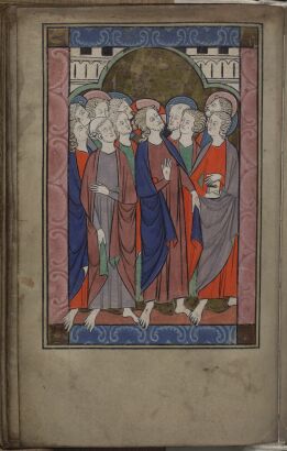 Christ's Appearance to the Apostles (miniature)