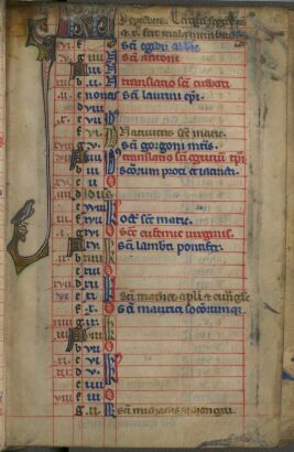 Calendar of the Book of Hours : September