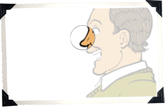 Oor Wullie Quiz - What is this - Image of a nose.