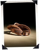 Bracelet made of hair