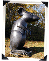 Mouse statue