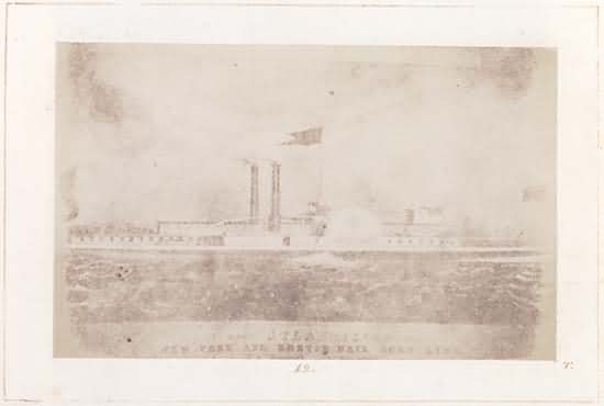 Print of American steamer 