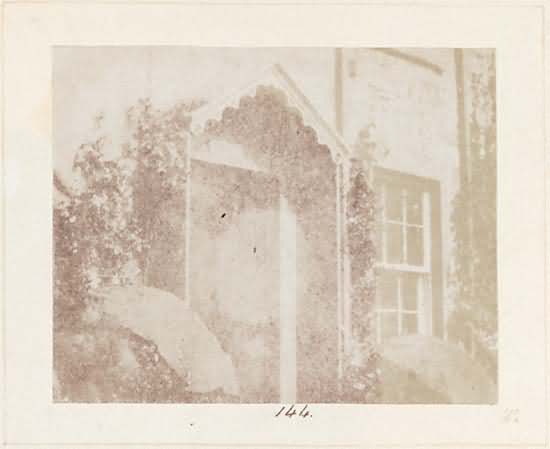 John Allan's porch, Burnfoot, Fairlie, Ayrshire. John Allan (1793-1861) was the gardener at Fairlie Craig.