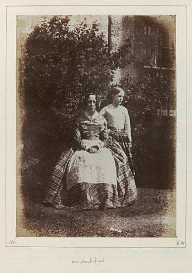 Group portrait of two unidentified women.