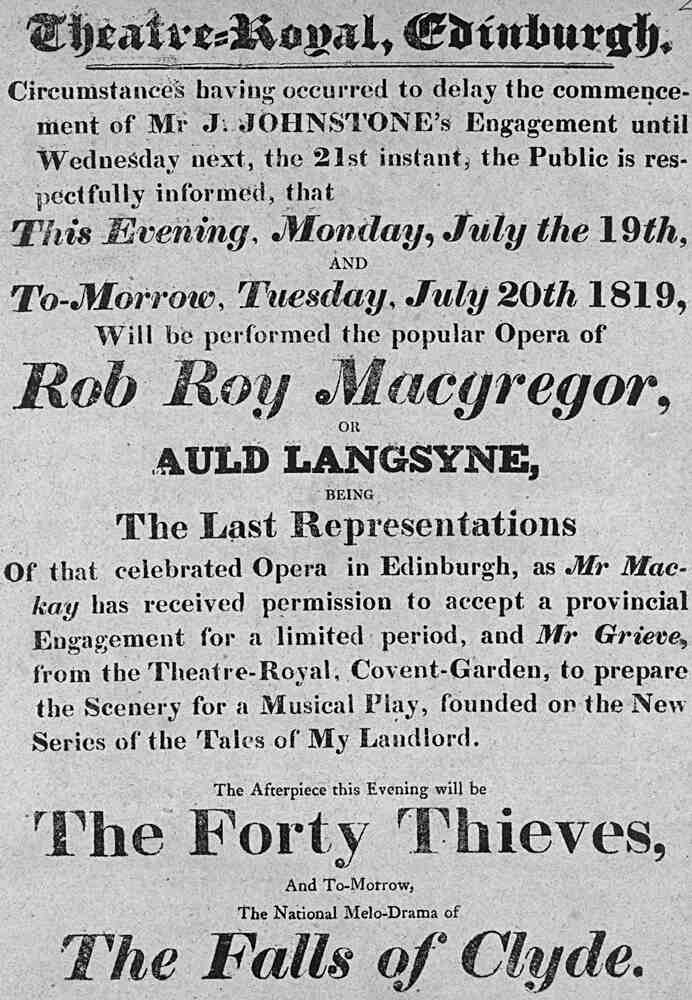 Rob Roy MacGregor; or, Auld Lang Syne