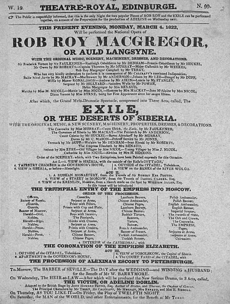 Rob Roy MacGregor; or, Auld Lang Syne