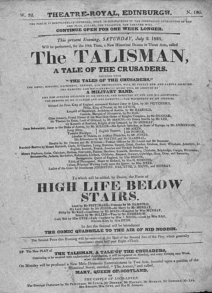 The Talisman; or, A Tale of the Crusaders