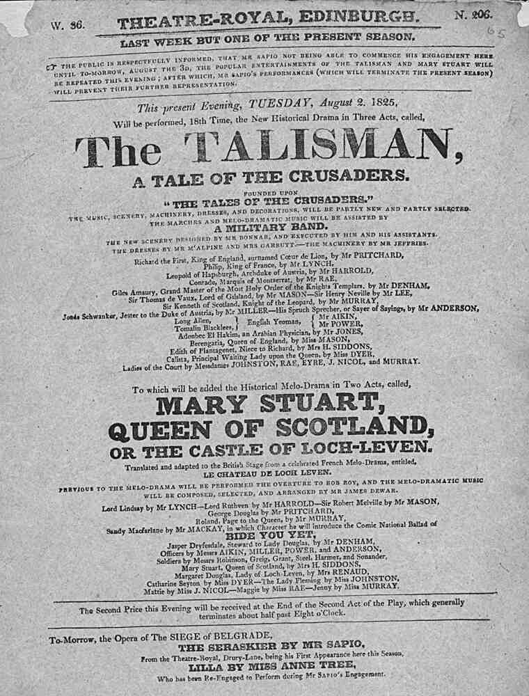 The Talisman; or, A Tale of the Crusaders