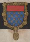 Coat of Arms from Valerius Maximus. Valere le grant. Paris, betw. 1499 and 1503