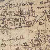 Detail from historic Glasgow map