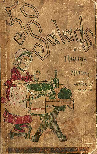 Book cover showing woman preparing salad
