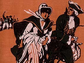 Cover detail from 'Catriona', 1893