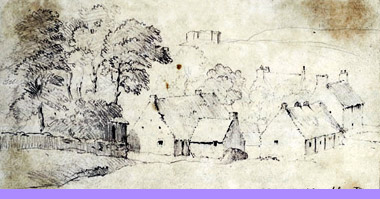 James Naysmith's sketch of Swanston near Edinburgh