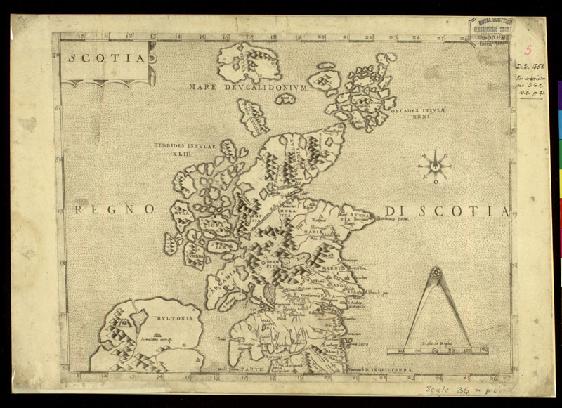 1570 - First Map of Scotland