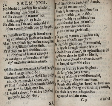 Psalms of David in Gaelic